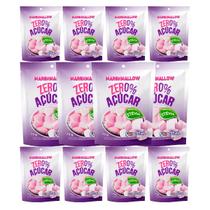 12 Pacotes Marshmallow Zero Açúcar 70g Florestal
