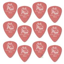 12 Palheta DUNLOP Gator Grip 0,58 mm guitarra 417r vermelha