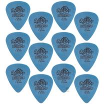 12 Palheta DUNLOP Tortex 1.0 mm Standard guitarra 418r azul 12 Palheta DUNLOP Tortex 1.0 mm Standard guitarra 418r azul