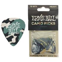 12 Palhetas ERNIE BALL Grossa 0,72 mm CAMUFLAGEM P09223 12 Palhetas ERNIE BALL Grossa 0,72 mm CAMUFLAGEM P09223