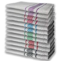 12 Panos de Prato Atoalhado Felpudo PR+VM+VD+AZ+RS+RX 12 Panos de Prato Atoalhado Felpudo PR+VM+VD+AZ+RS+RX