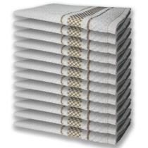 12 Panos De Prato Atoalhado Felpudo Premium Marrom 12 Panos De Prato Atoalhado Felpudo Premium Marrom