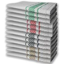 12 Panos De Prato Atoalhado Felpudo Premium Mr+pr+vm+vd