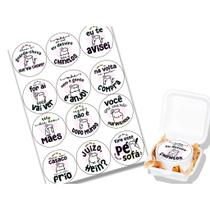 12 Papel Arroz comestível para mini bolo bento cake 9,5 Cm Redondo festa comemoração surpresa feliz dia das mães Flork b