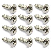 12 Parafusos p Jack Plate Tampo guitarra Cromado MXP 2995OVL