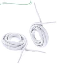 12 Pares de Cadarço Chato 1,20mt BRANCO - Kit Atacado 12 Pares de Cadarço Chato 1,20mt BRANCO - Kit Atacado