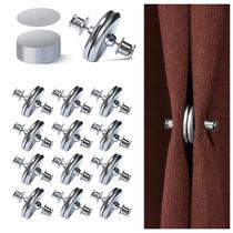 12 Pares de Ímãs para Cortinas ZNJAVX com Fecho Forte