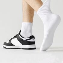 12 Pares Meia BRANCA LISA Cano Médio Feminina Adulto N 34 a 41 unissex HR 12 Pares Meia BRANCA LISA Cano Médio Feminina Adulto N 34 a 41 unissex HR