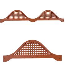 12 Passarinheira Marrom Grade Para Telha Fibrocimento