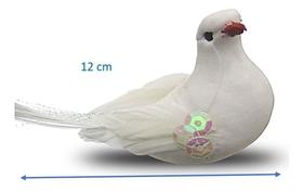 12 Passarinhos Artificiais C/ Presilha 12cm Alta Qualidade