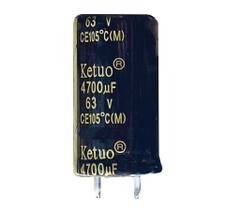12 pçs - capacitor eletrolitico 4700x63v - 4700uf x 63v 12 pçs - capacitor eletrolitico 4700x63v - 4700uf x 63v
