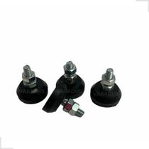 12 pé nivelador borracha 3cm e parafuso 1/4 polegada