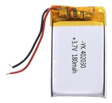 12 Peça 402030 180mah 3,7v Com 2 Fios 4mm X 20mm X 30mm - 12 Peça 402030 180mah 3,7v Com 2 Fios 4mm X 20mm X 30mm -