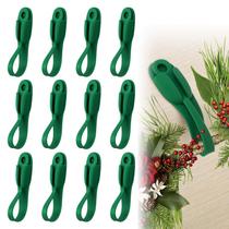 12 peças de cabides de guirlanda de Natal de silicone Cfyosnk de 20 cm 12 peças de cabides de guirlanda de Natal de silicone Cfyosnk de 20 cm