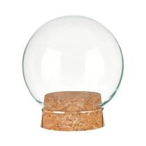 12 Peças De Cloche De Vidro Em 3 Tamanhos Com Base De Cortiça Para Exibição De Flores E Embalagem De 12 Peças De Cloche De Vidro Em 3 Tamanhos Com Base De Cortiça Para Exibição De Flores E Embalagem De
