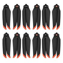 (12 peças) de hélices de baixo ruído para DJI Mavic Air 2/Air 2s