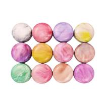 12 Peças Mini Caixa De Lata Redonda Elegante Para Flores, Velas DIY, Bálsamos E Armazenamento Vazio