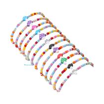 12 peças nova série oceano estrela do mar borboleta tecido conjunto de pulseira elástica 12 peças nova série oceano estrela do mar borboleta tecido conjunto de pulseira elástica