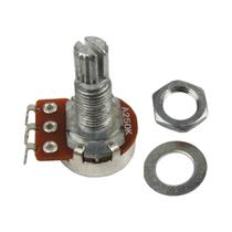 12 Peças Potenciômetros Mini De 18 Estrias 500K 250K Eixo Longo E Curto Para Guitarra Elétrica FLEOR