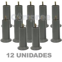 12 Pés Cama Box Reforçado 12 Cm Casal, Solteiro, King, Queen