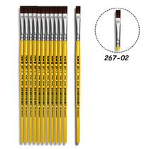 12 Pincel Tigre 267-02 Redondo Pelo de Pônei