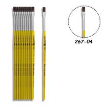 12 Pincel Tigre 267-04 Redondo Pelo de Pônei