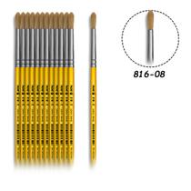 12 Pincel Tigre 816-08 Redondo Pituá