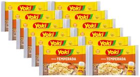 12 Pipoca Para Microondas Temperada Toque Do Chef Yoki 100g