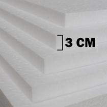 12 Placa De Isopor 30mm ( 3cm ) Forro Térmico Acústico