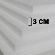 12 Placas de Isopor Antichamas 30mm 1 metro x 50cm x 3cm EPS T1