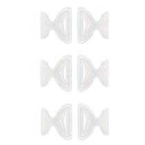 12 Plaqueta Silicone Adesiva 3M Almofada - Borboleta Fosca