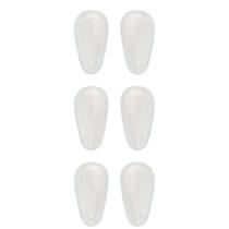 12 Plaqueta Silicone Adesiva 3M Almofada Óculos - Gota Fosca