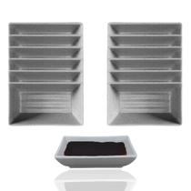 12 Porta Molhos Shoyu Molheira Oriental em Melamina 11cm