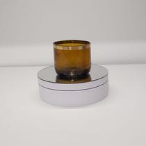 12 Pote De Vidro 70ml Filete Ouro p/ Festa Vela e Mini Vaso