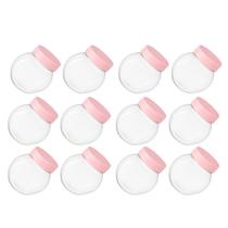 12 Pote Frasco 250ml Tampa De Rosca Plástico Cristal Cores 12 Pote Frasco 250ml Tampa De Rosca Plástico Cristal Cores