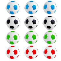 12 Pote Mix Bola de Futebol Preto Verde Azul e Vermelho Lembrancinha p/ Sacola Surpresa 12 Pote Mix Bola de Futebol Preto Verde Azul e Vermelho Lembrancinha p/ Sacola Surpresa