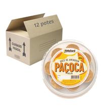 12 potes Paçoca Rolha Melaré Pote 200g (8 unidades)