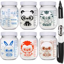 12 Potes Vidro Armazenar Leite Materno, Papinha (267.KAWAI-A