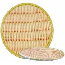 12 Pratos Bandeja Redondo em Melamina Resistente 25cm Jantar 12 Pratos Bandeja Redondo em Melamina Resistente 25cm Jantar