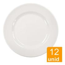12 Pratos Sobremesa Melamina 17,5cm Para Bares Restaurantes 12 Pratos Sobremesa Melamina 17,5cm Para Bares Restaurantes