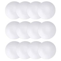 12 Pratos Sobremesa Porcelana Pequeno Branco 21cm Tortas Doces Sophia Tramontina
