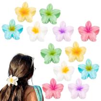 12 Presilha De Flor Moda Prendedor De Cabelo Piranha Flor Cores Vivas