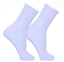 12 prs Meia Soquete BRANCA CANO MÉDIO lisa Masculina Adulto N 37 a 45 meias brancas masculino HR