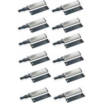 12 Pulsador Tip-on Fecho Toque Magnético Metálico Porta Gaveta Móveis