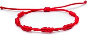 12 Pulseira Vermelha Contra Inveja Dia dos Namorados Kit c/12 Pulseira Kabbalah 7 Nós Vermelha Original Pulseira Vermelh