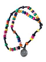 12 Pulseiras Terço Colorido São Bento Proteção