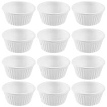 12 Ramekins 30ml Cada Mini Potes Servir Molhos Branco Uno Coza Restaurante Temperos