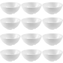 12 Ramekins de Melamina Relevo 90ml Branco Sauce Haus Bowls Pequenos Molhos