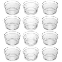 12 Ramequins de Vidro 150ml Sobremesas Molheiras Lyor Suflês Molhos Porções Individuais 12 Ramequins de Vidro 150ml Sobremesas Molheiras Lyor Suflês Molhos Porções Individuais
