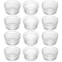 12 Ramequins de Vidro 150ml Sobremesas Molheiras Lyor Suflês Molhos Porções Individuais 12 Ramequins de Vidro 150ml Sobremesas Molheiras Lyor Suflês Molhos Porções Individuais
